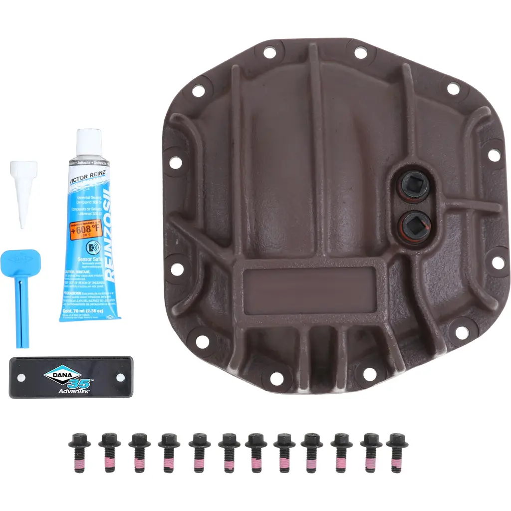 Spicer 10332153 Dana 35™ AdvanTEK® Diff Cover, Primed-Paintable Nodular Iron - Fits 2018+ Jeep Wrangler JL, Dana 35 AdvanTEK Axle - Rear Axle thumbnail 2