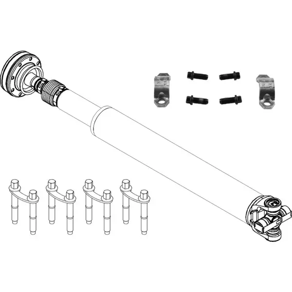 Spicer 10335059 Driveshaft Assembly Kit, Fits 2021+ Ford Bronco, 4X4, 4 Door (Long Wheel Base) with Ultimate Dana 60 Rear Axle - NON-RETURNABLE
