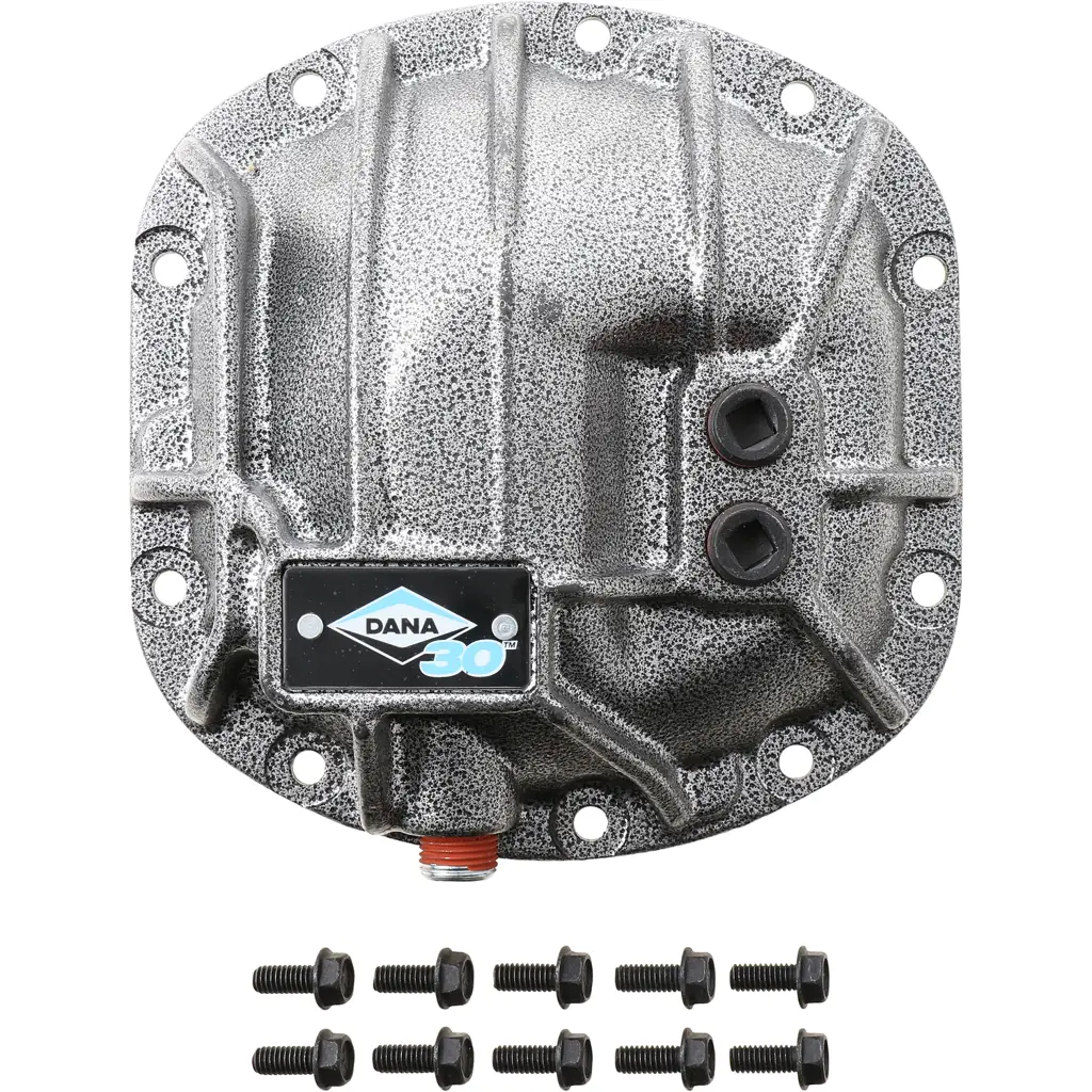 Spicer 10023534 Dana 30™ Diff Cover, Gray Nodular Iron - Fits Dana Model 30 Axle, Various - Front/Rear Axle Compatible