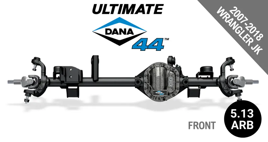 Ultimate Dana 44™ Crate Axle, Fits 2007-2018 Jeep Wrangler JK - Front Axle - 5.13 Gear Ratio, ARB Air Locking Differential - 10048824 - NON-RETURNABLE