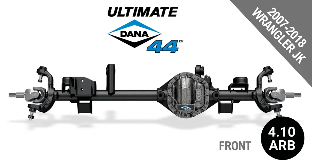Ultimate Dana 44™ Crate Axle, Fits 2007-2018 Jeep Wrangler JK - Front Axle - 4.10 Gear Ratio, ARB Air Locking Differential - 10048821 - NON-RETURNABLE
