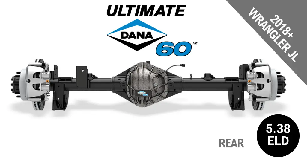 Ultimate Dana 60™ Crate Axle, Fits 2018+ Jeep Wrangler JL - Rear Axle - 5.38 Gear Ratio, Eaton ELocker® - 10048784 - NON-RETURNABLE